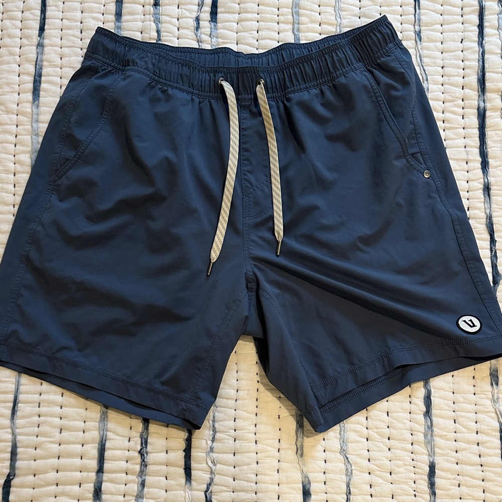 Vuori Blue Athletic Shorts